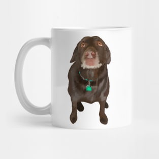 Chocolate Labrador Dog Mug